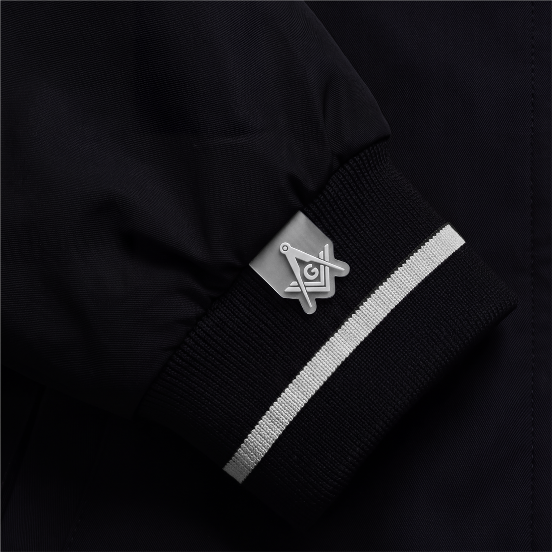 ILLINIOS VARSITY JACKET - BLACK