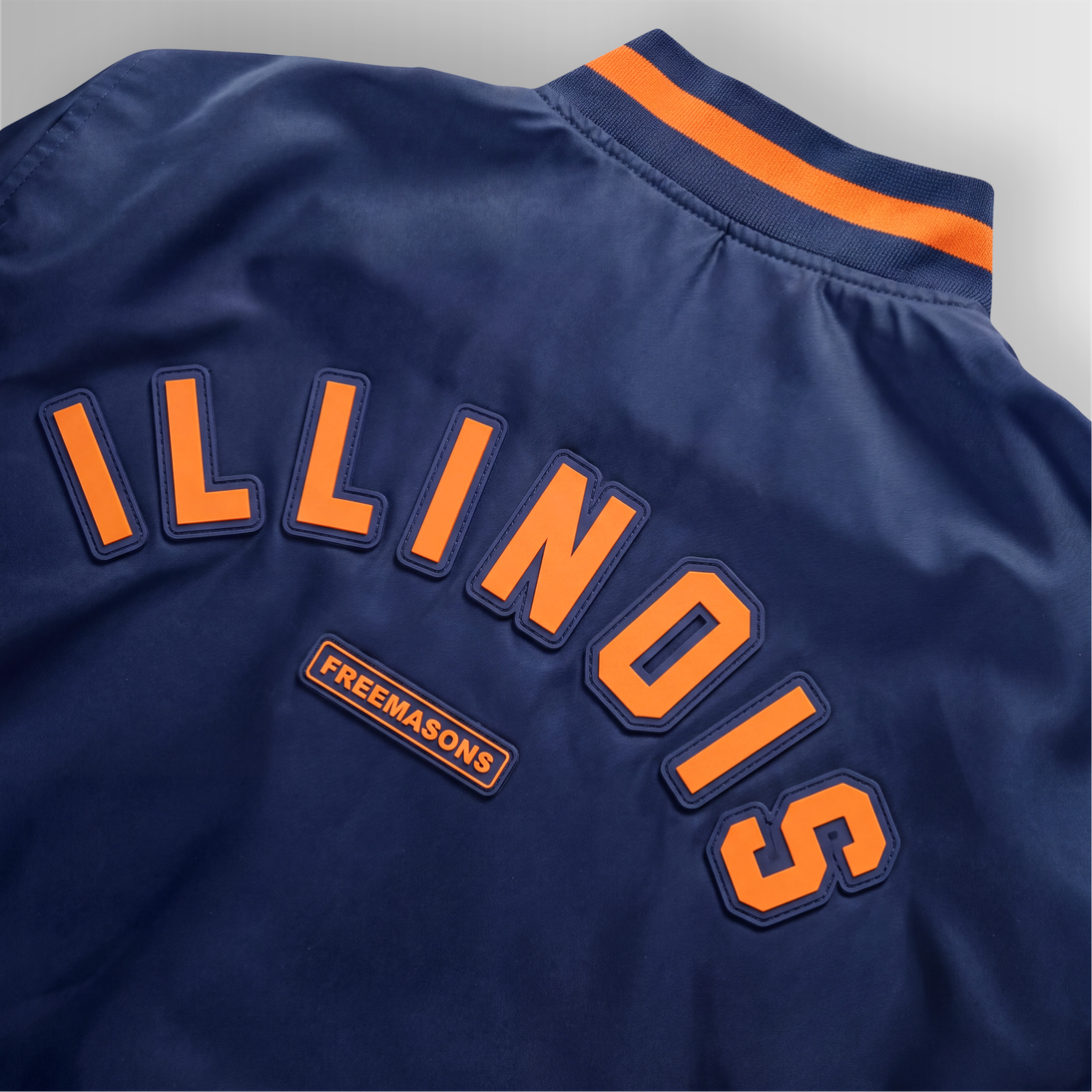 ILLINIOS VARSITY JACKET - NAVY BLUE