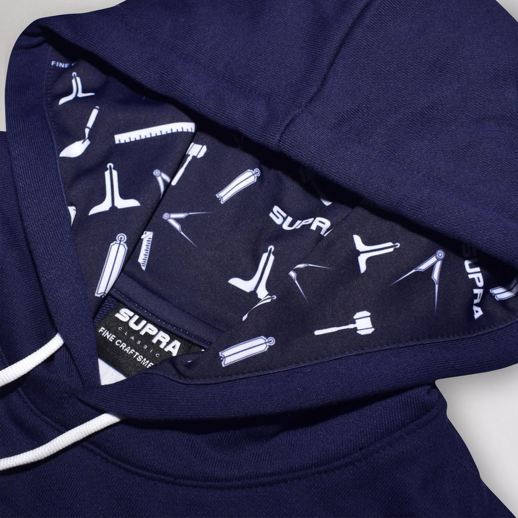 SUPRA® PULLOVER HOODIE - FLEXY NAVY