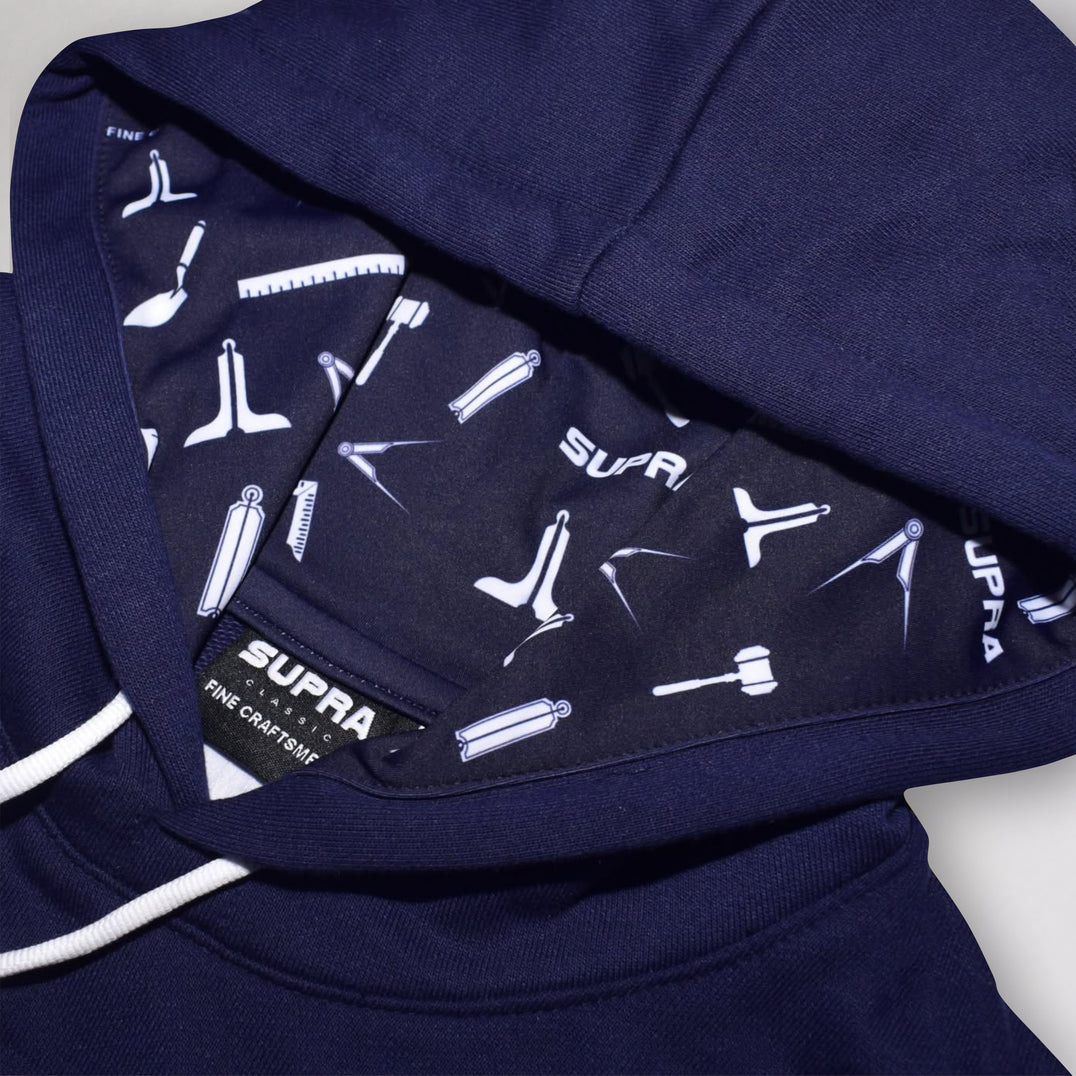 SUPRA® PULLOVER HOODIE - FLEXY NAVY
